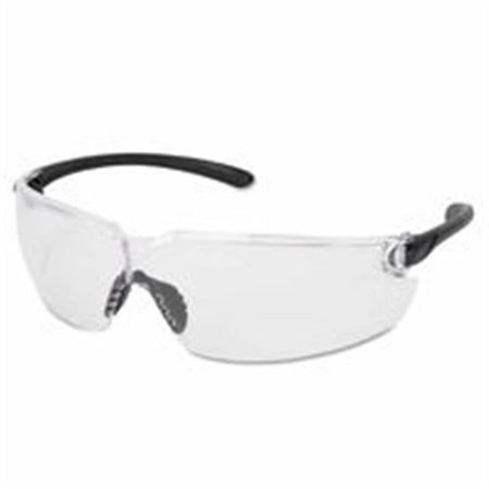 EXOTIC Blackkat Safety Glasses; Clear Polycarb Scratch-Resistant Lenses; Polycarb Frame EX447693
